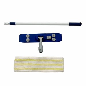Qingle <strong>Duster</strong> Flat Mop Wet Microfiber <strong>Floor</strong> Mop Folding Mop Frame - Product Image 2