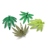 Bloques de Construcción de Plantas Variadas al por Mayor, 1 kg, Hojas, Arbustos, Flores, Juguete de Bloques de Construcción