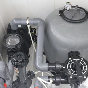 PIKES PK8035A Fiberglass Sand Filter <strong>for</strong> Inground Swimming <strong>Pool</strong> with Integrated Water Pump <strong>Filtration</strong> System - Product Image 6