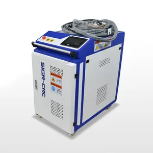 Mesin Solder Laser Serat Optik Portabel Harga untuk Peralatan Las Serat Laser 1000W Baja Tahan Karat Aluminium