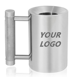 Modern Design 6kg 8kg 10kg Stainless Steel Super Heavy Mug Fitness Cup with <b>Free</b> Logo Metal for <b>Weight</b> Water Bottle - Product Image 1