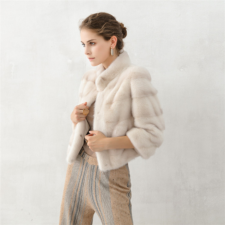 YQ270 free shipping Winter Women mink fur coat