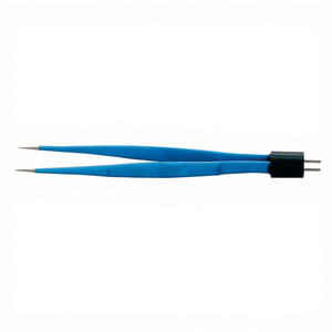 Pinzas Bipolares Semkin Europeas Reutilizables de Plástico para Reconstrucción, Medasra Instruments ES-105, Punta de 0.5mm/2.0mm, 14cm, Semi Antiadherentes - Product Image 1