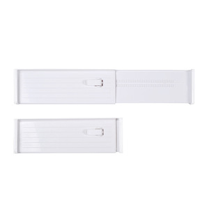 <b>Drawer</b> Organizer Expandable Rectangular White And Gray Clothing <b>Storage</b> Divider For Socks And Accessories Desktop Organization - Product Image 5