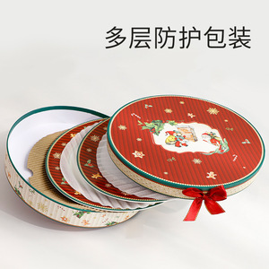 Ensemble de vaisselle en céramique de Noël haut de gamme, simple et luxueux, avec bols, assiettes et tasses papillon modernes – Idéal pour un <span class=keywords><strong>cadeau</strong></span> – Vente flash - Product Image 4