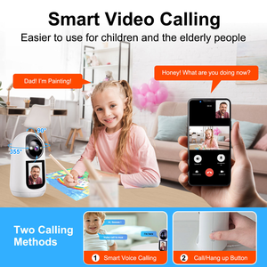 Tuya กล้อง WiFi กล้องวงจรปิดติดตามอัตโนมัติ, กล้องวิดีโอระบบรักษาความปลอดภัย - Product Image 3