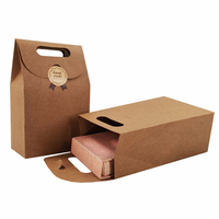 Boîte en papier kraft de haute qualité, vente en gros, boîte cadeau rectangulaire personnalisée, emballage cadeau