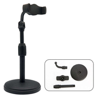 Support de téléphone rotatif et réglable pour bureau, idéal pour les diffusions en direct et l'enregistrement vidéo (vente en gros)