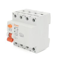 RCCB 25A-63A 6KA Tipo A 4P, Viaje Instantáneo para Equipos Médicos/Centros de Datos Sensibles