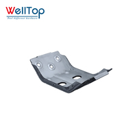 Support d'angle métallique en forme de bateau WELLTOP à prix usine pour accessoires de mobilier, connecteur de table et de chaise pour plaque de base