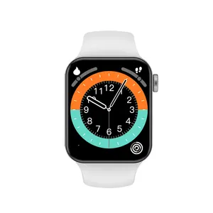 apple watch series 3 stopwatch Suppliers-IWO Seri 7 Jam Tangan Pintar T100 Plus, Arloji Cerdas Monitor Detak Jantung 2021, Gelang Pelacak Kebugaran untuk Android IOS Iphone