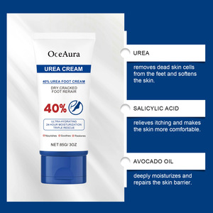 Crème de soin des pieds Anti Crack Peeling Élimination des peaux mortes Réparation des pieds Crème blanchissante à l'urée pour les pieds - Product Image 4