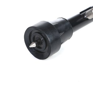 Bâton de randonnée réglable en alliage d'aluminium avec pointe à crampons pour personnes âgées, support de marche, couleur café noir argenté - Product Image 5