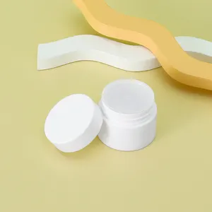Ücretsiz örnek mini 5g boş yüz cilt bakım kremi vücut losyonu plastik kozmetik konteyner