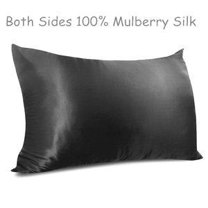 100% Mulberry Silk <strong>Pillowcase</strong> 19mm/22mm Luxury Silk <strong>Pillowcases</strong> With Gift Box <strong>King</strong> / Queen <strong>Size</strong> - Product Image 2
