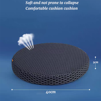 Coussin de chaise de bureau lavable Skylee à haute résilience et soutien élevé, soulagement de la sciatique, soutien du coccyx, coussin en polymère Poe Air Nest