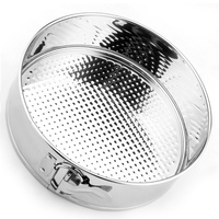 Moule à gâteau à fond amovible en acier inoxydable de 4 pouces avec clip de verrouillage, résistant au four, non toxique, pour la cuisson des cheesecakes