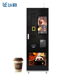เครื่องจำหน่ายกาแฟอัตโนมัติรุ่น LE308E พร้อมระบบทำความเย็นในตัว รองรับ SDK สำหรับใช้งานเชิงพาณิชย์ หน้าจอสัมผัสขนาด 21.5 นิ้ว รองรับการชำระเงินหลากหลายรูปแบบ - Product Image 4