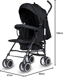 Poussette parapluie légère pliable, poussette bébé portable, <span class=keywords><strong>porte</strong></span>-bébé multifonction, poussette bébé légère compacte pour les voyages - Product Image 4