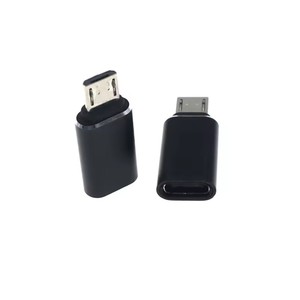 Adaptateur Micro USB vers USB C, adaptateur de transfert de données, pour Galaxy S7/S7 Edge/S6/<span class=keywords><strong>J7</strong></span>, <span class=keywords><strong>LG</strong></span> G4 et autres appareils (noir) - Product Image 5
