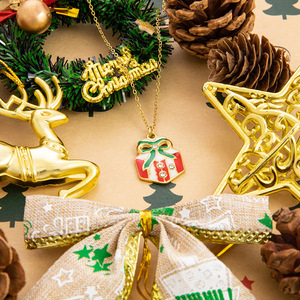 Christmas Gold Plated Stainless Steel <b>Bracelet</b> <b>Set</b> With Santa Snowflake Gift Charms Jewelry For Women Gift Occasion - Product Image 2