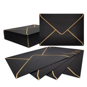 Grün gefärbter Luxus-Perlen papier umschlag für Verpackungs buchstaben Goldene Folie Danke Karte Postkarten Verpackung Geschenk umschlag - Product Image 6