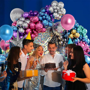 Kit de Guirnalda de Globos con Temática Disco de 134 Piezas para Decoración de Fiestas de Cumpleaños y el Hogar - Product Image 6
