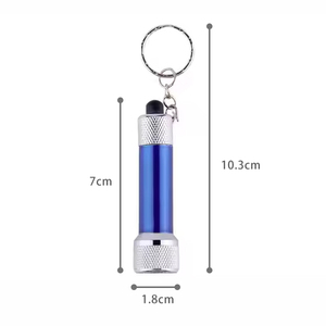 <b>Keyring</b> <b>Mini</b> Cob Flashlight Hot Selling Promotional Gifts 5 LED Small Pocket Custom <b>Mini</b> Torch Aluminum Keychain Flashlight - Product Image 2