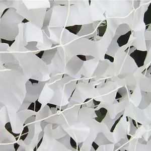 Zennison Wholesale 210D 420D Double-Layer Sunshade Cover Outdoor Decorative White/ Snow Camouflage Netting