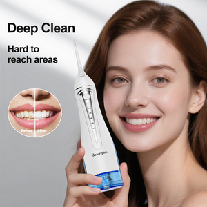 <span class=keywords><strong>Hydropulseur</strong></span> <span class=keywords><strong>dentaire</strong></span> électrique portable sans <span class=keywords><strong>fil</strong></span> rechargeable étanche IPX7 pour le nettoyage des dents, usage domestique et hôtelier - Product Image 2