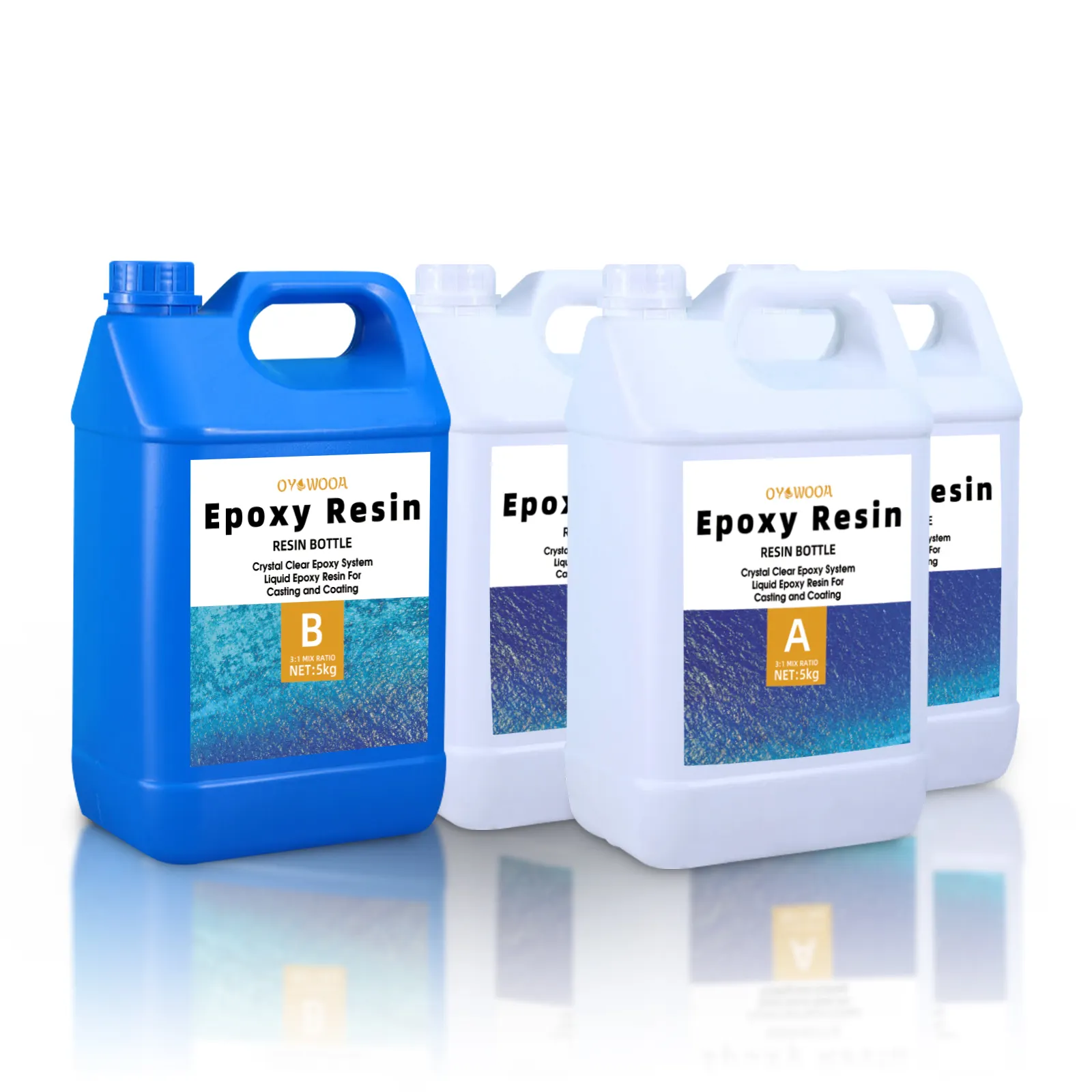 Epoxy राल और Hardener के लिए गर्म बिक्री राल पारदर्शी तरल resina epoxi और hardener टेबल बरतन राल किट