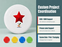 Disque volant en plastique PP personnalisé avec logo Hoersun, jouet sportif d'extérieur, 5 à 11 pouces, vente en gros en usine