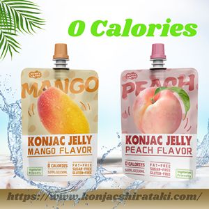 Vente en gros d'une alimentation saine Konjac Snack faible en calories sans gras sans sucre saveur fruitée aliment instantané sans gluten sous emballage en sac - Product Image 4
