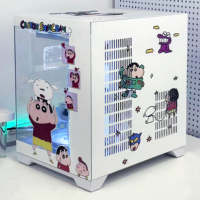 Caja de PC para Juegos de Escritorio Mini MATX de Torre Media Personalizada con Panel de Vidrio Templado de Vista Completa de Tres Lados