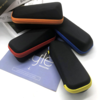 Étui à lunettes de protection rigide EVA Boîte à fermeture éclair pour voyage Bureau Utilisation pour lunettes de soleil