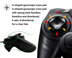 Mando Universal con Cable <span class=keywords><strong>USB</strong></span> para TV, <span class=keywords><strong>PC</strong></span>, Ordenador Portátil, Vibración, Joystick, Gamepads para Win XP/Win7/Win8/Win10 F22 21 - Product Image 2