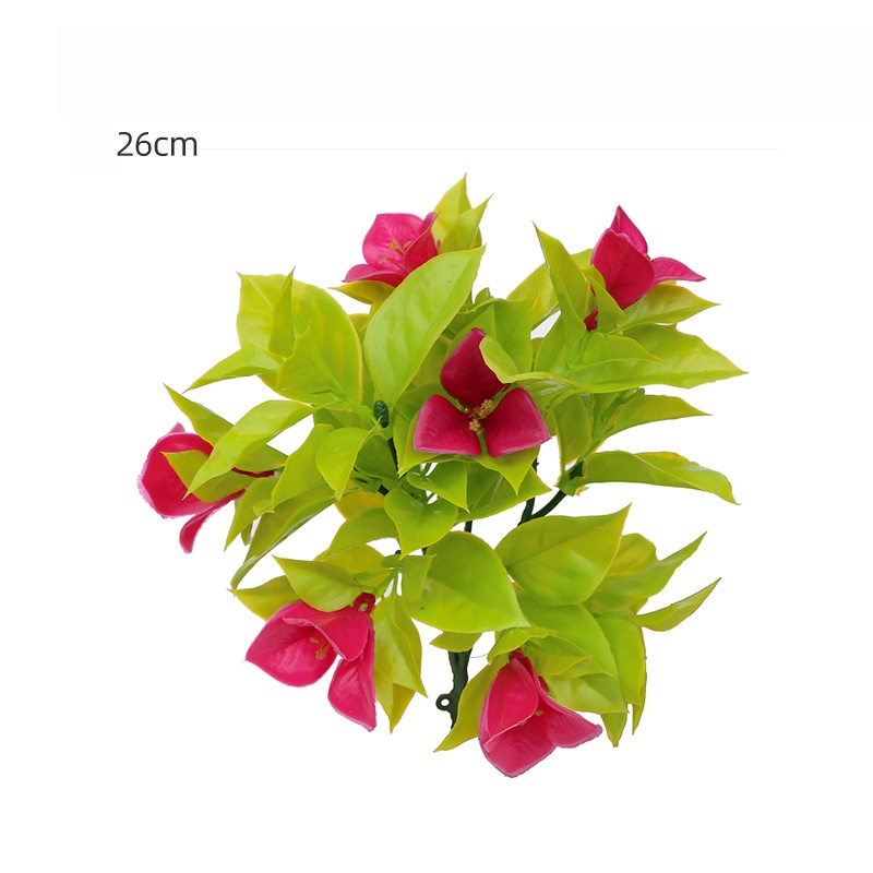 UV-Resistant Green 3-Layer Bougainvillea Leaves Purple-Red