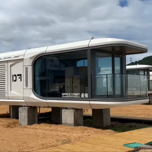 Space Capsule Hotel Tiny House 27 m² Maison capsule modulaire chinoise préfabriquée 2 chambres sans balcon - Product Image 3