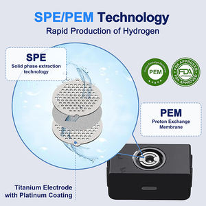 USB Hydrogen Water Bottle 350ml ,Portable Alkaline <strong>Ionizer</strong> Generator for Home Outdoor Travel, Car, and Hotel <strong>Commercial</strong> Use - Product Image 3