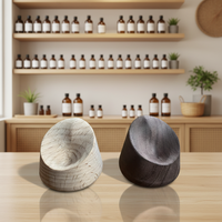 Diffuseur d'huiles essentielles portable pour la maison, ornement créatif, cadeau, diffuseur en bois de noyer noir en forme de larme pour véhicule