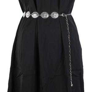 Sabuk Rantai untuk Wanita, Sabuk Rantai Pinggang Logam untuk Wanita, Sabuk Turquoise Gaya Koboi Barat Boho untuk Gaun, Jeans, dan Pakaian Konser - Product Image 6