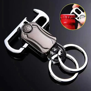 Porte-clés personnalisé en métal anti-stress pour hommes, porte-clés multifonctionnel pour <span class=keywords><strong>voiture</strong></span>, chaînes personnalisées, porte-clés haut de gamme, cadeau pratique - Product Image 1