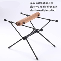 Léger randonnée barbecue plage Camping pliable Table de randonnée Mini Table Camping aluminium petit pliant extérieur noir métal