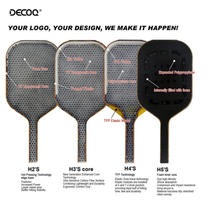 ไม้พายพิกเกิลบอล Agassi <span class=keywords><strong>Pro</strong></span> ขนาด 16 มม. 14 มม. สำหรับ Toray T700 คาร์บอนไฟเบอร์โฟม TFP รังผึ้ง พกพาสะดวก ได้รับการรับรองจาก USAPA UPA-A - Product Image 4