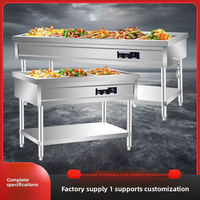 Peralatan Dapur Komersial: Bain-Marie Listrik Stainless Steel untuk Kantin dan Restoran