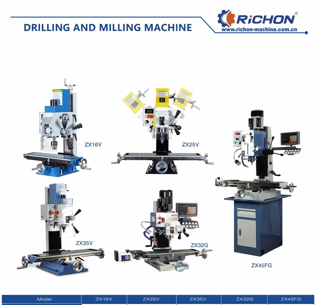 ZX32G Drilling and Milling Machine with Tapping Multi-Purpose