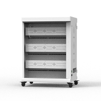 Armoire Intelligente pour École, Salle de Classe, Usine, Bureau, Hôpital - Rangement d'Équipements en Acier au Carbone/ABS Ignifuge - Conforme aux Normes EN60 ISO/CE