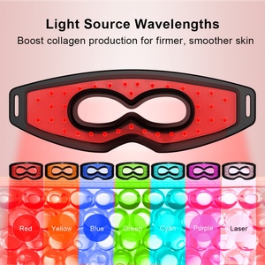 Masque pour les yeux en silicone, outil de beauté portable pour la revitalisation, aide à atténuer les cernes et les poches sous les yeux, appareil de massage électrique - Product Image 5