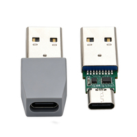 Adaptador USB 3.1 Tipo A Macho a Tipo C Hembra, Compatible con Transmisión de Datos de 10G