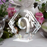 Nouveautés 2026 : Articles promotionnels pour fêtes, décorations de mariage en acrylique, marque-places et numéros de table en promotion